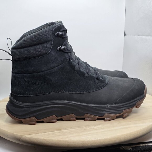 Men's Columbia Expeditionist Shield Waterproof Insulated Black Boots / Size 7.5 - Picture 3 of 9